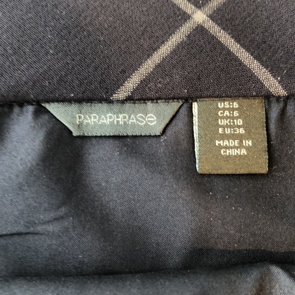 Navy pencil skirt - Picture 5 of 5